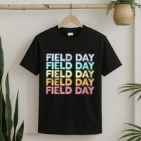 teacher lovers Funny It's Field Day Ya'll Teacher T-Shirt thumb 2