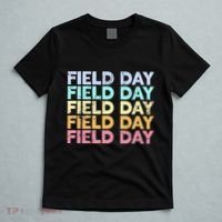teacher lovers Funny It's Field Day Ya'll Teacher T-Shirt thumb 5