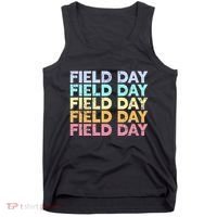 teacher lovers Funny It's Field Day Ya'll Teacher Tank Top thumb 0