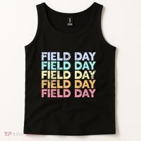 teacher lovers Funny It's Field Day Ya'll Teacher Tank Top thumb 2