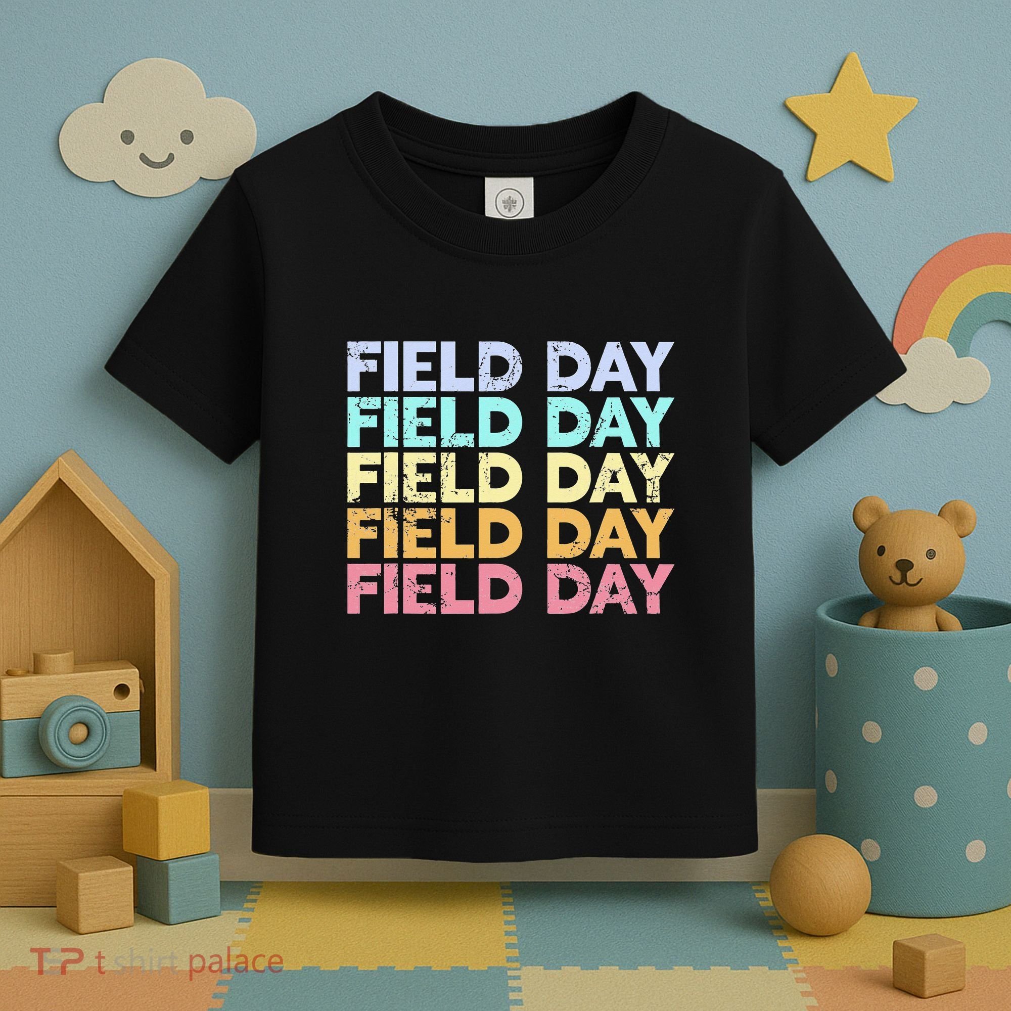 teacher lovers Funny It's Field Day Ya'll Teacher Toddler T-Shirt