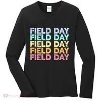 teacher lovers Funny It's Field Day Ya'll Teacher Women's Long Sleeve Shirt thumb 0
