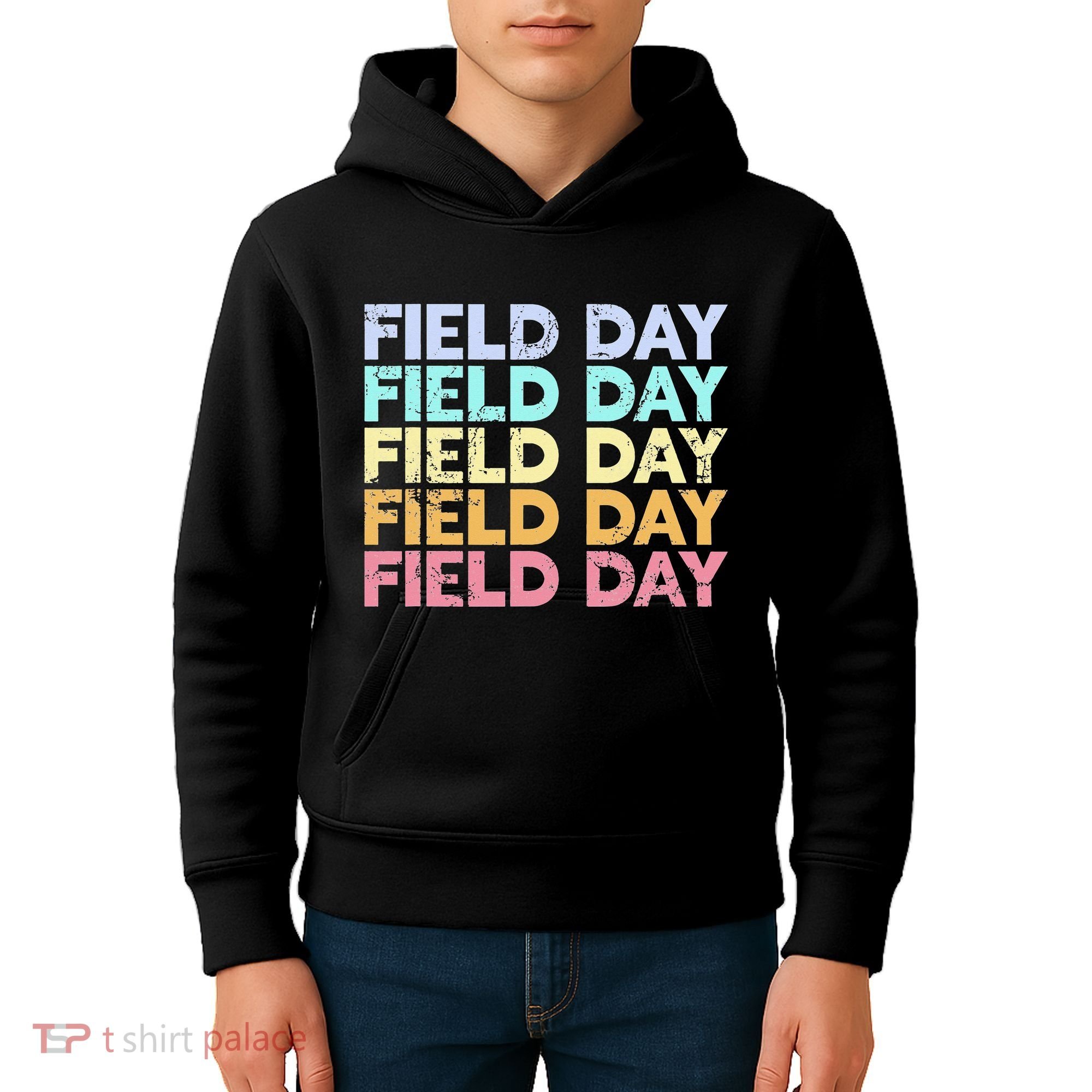 teacher lovers Funny It's Field Day Ya'll Teacher Kids Hoodie