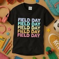 teacher lovers Funny It's Field Day Ya'll Teacher Kids T-Shirt thumb 3