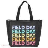 teacher lovers Funny It's Field Day Ya'll Teacher Tote Bag thumb 0