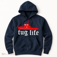 TUG LIFE funny tugboat Hoodie thumb 0