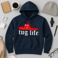 TUG LIFE funny tugboat Hoodie thumb 3