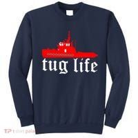 TUG LIFE funny tugboat Sweatshirt thumb 0