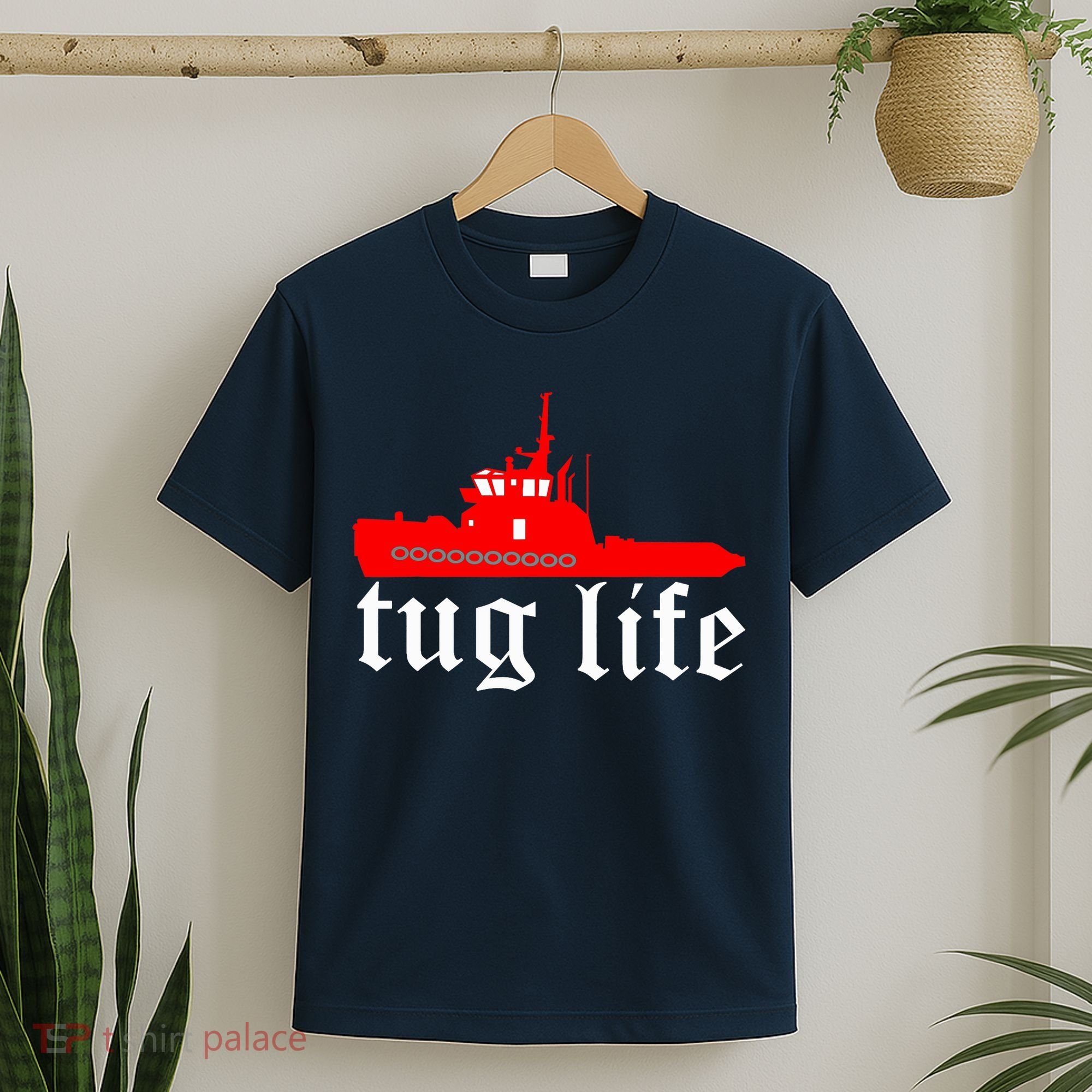 TUG LIFE funny tugboat T-Shirt