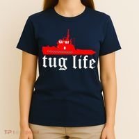 TUG LIFE funny tugboat T-Shirt thumb 4