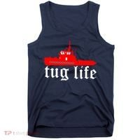 TUG LIFE funny tugboat Tank Top thumb 0