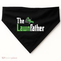 The Lawnfather Funny Lawn Mowing USA-Made Doggie Bandana thumb 0
