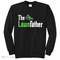 The Lawnfather Funny Lawn Mowing Sweatshirt thumb 0