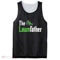 The Lawnfather Funny Lawn Mowing Mesh Reversible Basketball Jersey Tank thumb 0