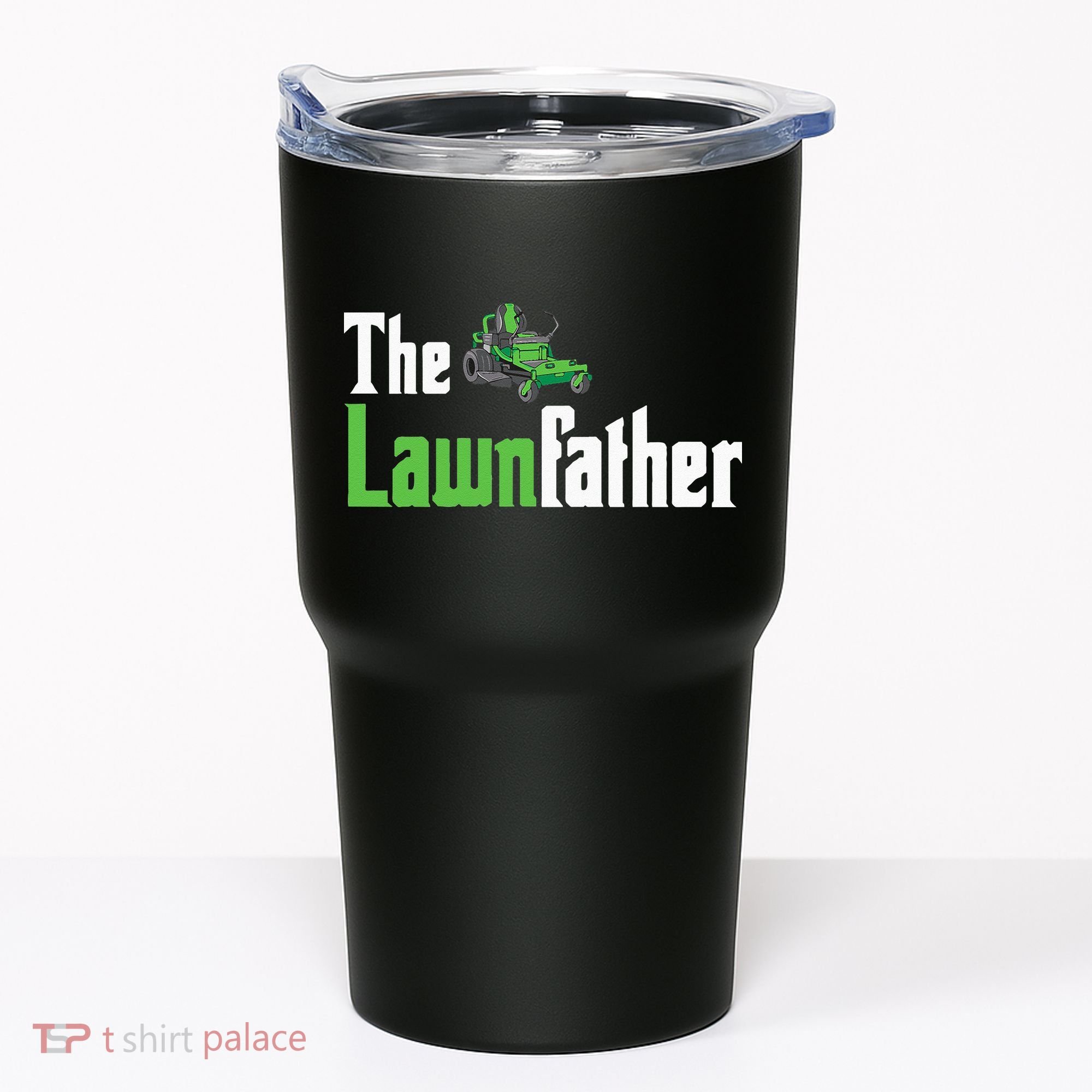 The Lawnfather Funny Lawn Mowing Tumbler