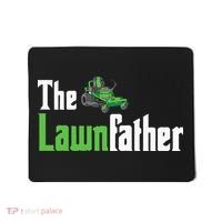 The Lawnfather Funny Lawn Mowing Mousepad thumb 0