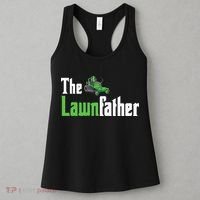 The Lawnfather Funny Lawn Mowing Women's Tank Top thumb 3
