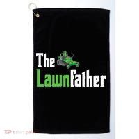 The Lawnfather Funny Lawn Mowing Golf Towel thumb 0