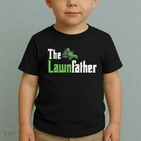 The Lawnfather Funny Lawn Mowing Toddler T-Shirt thumb 2