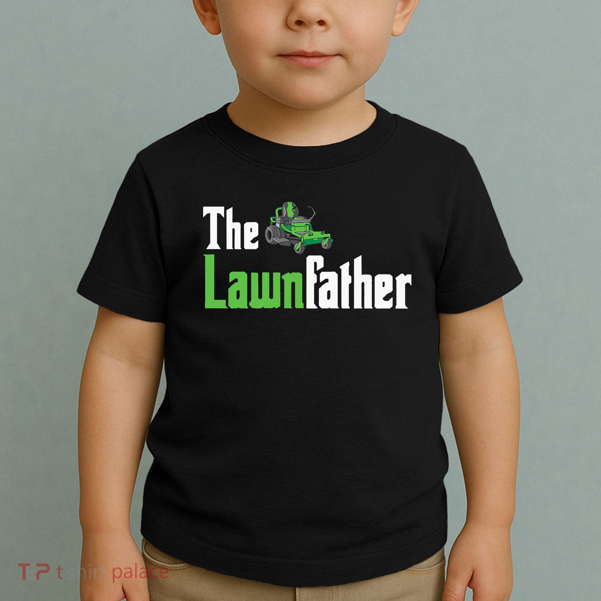 The Lawnfather Funny Lawn Mowing Toddler T-Shirt