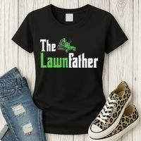 The Lawnfather Funny Lawn Mowing Women's T-Shirt thumb 3