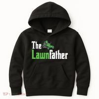 The Lawnfather Funny Lawn Mowing Kids Hoodie thumb 0