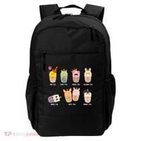 Tea Life Funny Cute Milk Tea Cup Milk Tea Lover Humorous Puns Backpack thumb 0