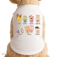 Tea Life Funny Cute Milk Tea Cup Milk Tea Lover Humorous Puns Doggie Tank thumb 0