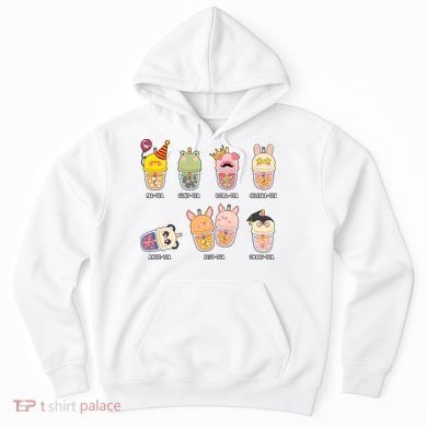 Tea Life Funny Cute Milk Tea Cup Milk Tea Lover Humorous Puns Hoodie
