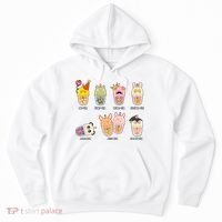Tea Life Funny Cute Milk Tea Cup Milk Tea Lover Humorous Puns Hoodie thumb 0