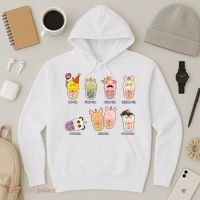 Tea Life Funny Cute Milk Tea Cup Milk Tea Lover Humorous Puns Hoodie thumb 3