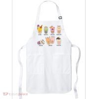 Tea Life Funny Cute Milk Tea Cup Milk Tea Lover Humorous Puns Apron thumb 0
