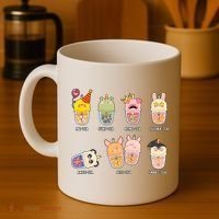 Tea Life Funny Cute Milk Tea Cup Milk Tea Lover Humorous Puns Coffee Mug thumb 4