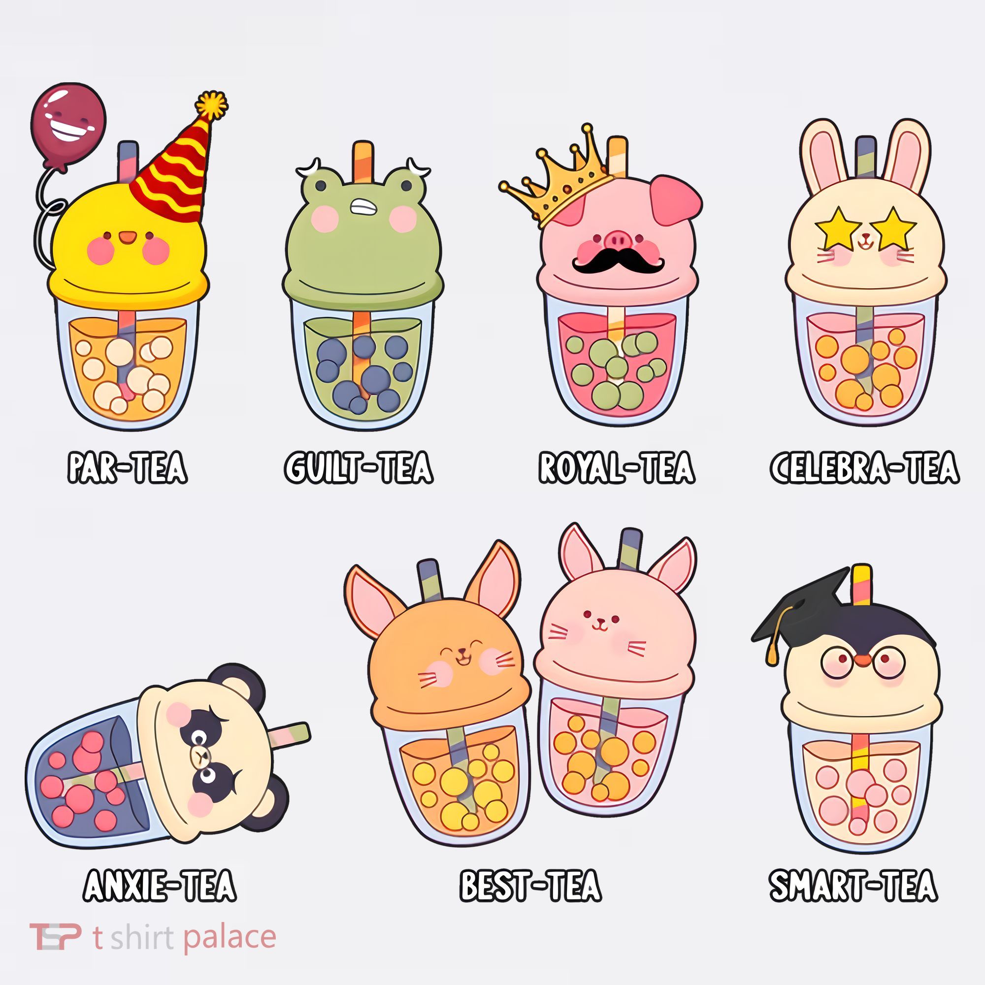 Tea Life Funny Cute Milk Tea Cup Milk Tea Lover Humorous Puns Women's Hoodie