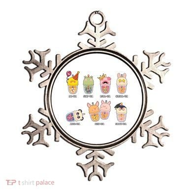 Tea Life Funny Cute Milk Tea Cup Milk Tea Lover Humorous Puns Ornament