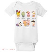 Tea Life Funny Cute Milk Tea Cup Milk Tea Lover Humorous Puns Baby Bodysuit thumb 0