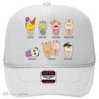 Tea Life Funny Cute Milk Tea Cup Milk Tea Lover Humorous Puns Hat thumb 0