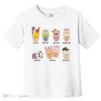 Tea Life Funny Cute Milk Tea Cup Milk Tea Lover Humorous Puns Toddler T-Shirt thumb 0