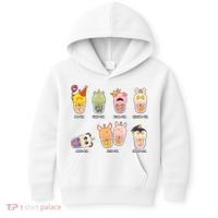 Tea Life Funny Cute Milk Tea Cup Milk Tea Lover Humorous Puns Kids Hoodie thumb 0