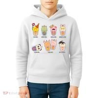 Tea Life Funny Cute Milk Tea Cup Milk Tea Lover Humorous Puns Kids Hoodie thumb 4