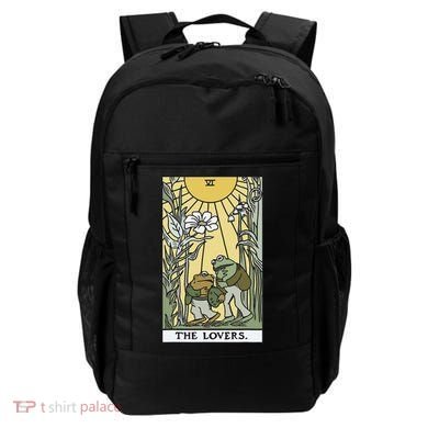 The Lovers Frog Toad Tarot Card Cottagecore Frog Lover Backpack