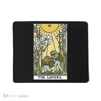 The Lovers Frog Toad Tarot Card Cottagecore Frog Lover Mousepad