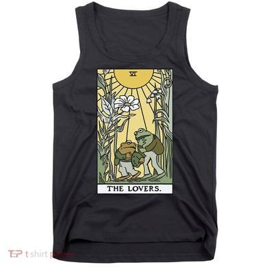 The Lovers Frog Toad Tarot Card Cottagecore Frog Lover Tank Top