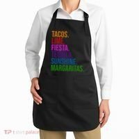 Tacos Lime Fiesta Tequila Sunshine Margaritas Cindo De Mayo Apron thumb 2