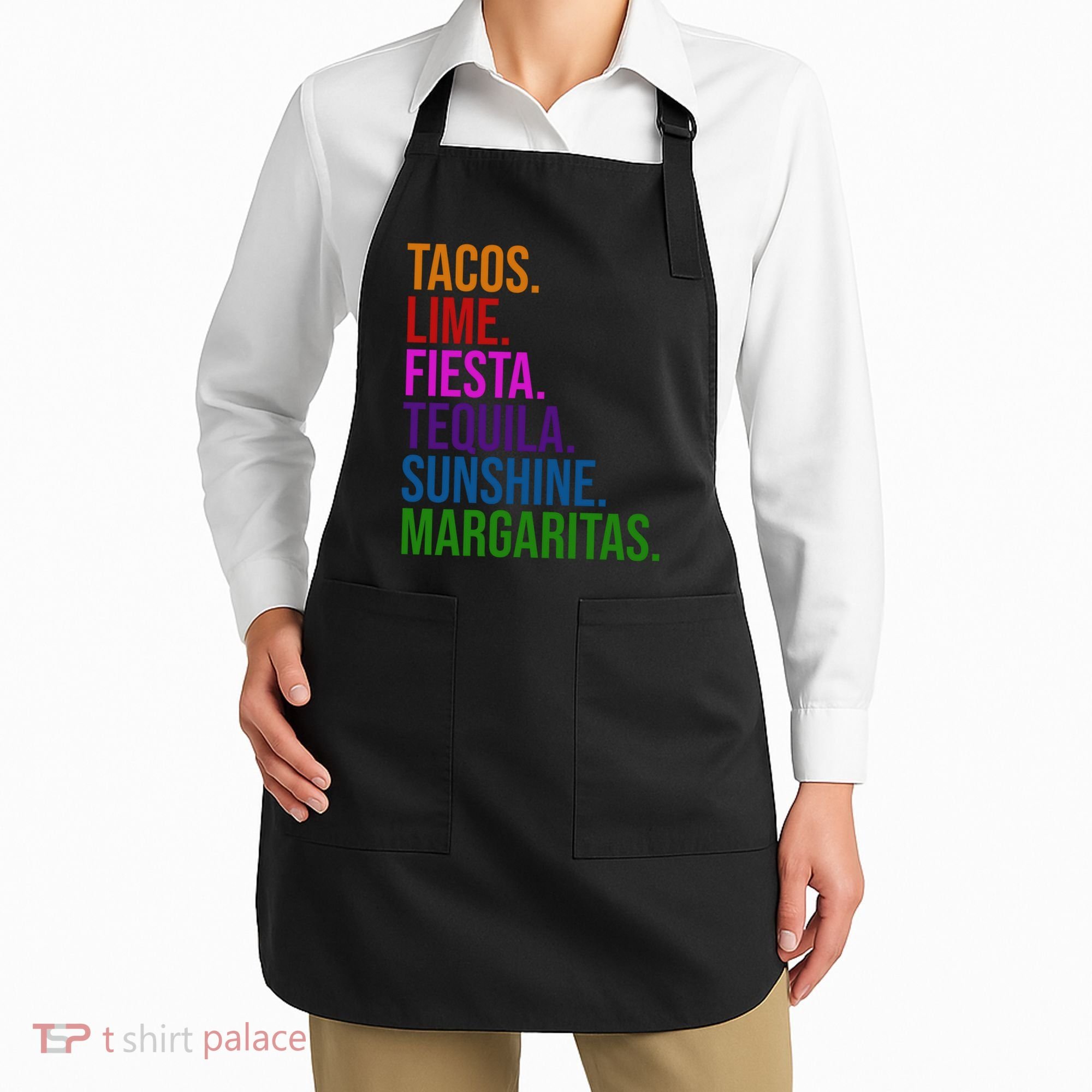 Tacos Lime Fiesta Tequila Sunshine Margaritas Cindo De Mayo Apron
