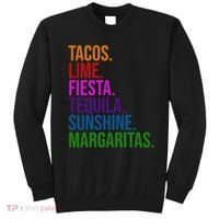 Tacos Lime Fiesta Tequila Sunshine Margaritas Cindo De Mayo Sweatshirt thumb 0