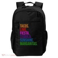 Tacos Lime Fiesta Tequila Sunshine Margaritas Cindo De Mayo Backpack thumb 0