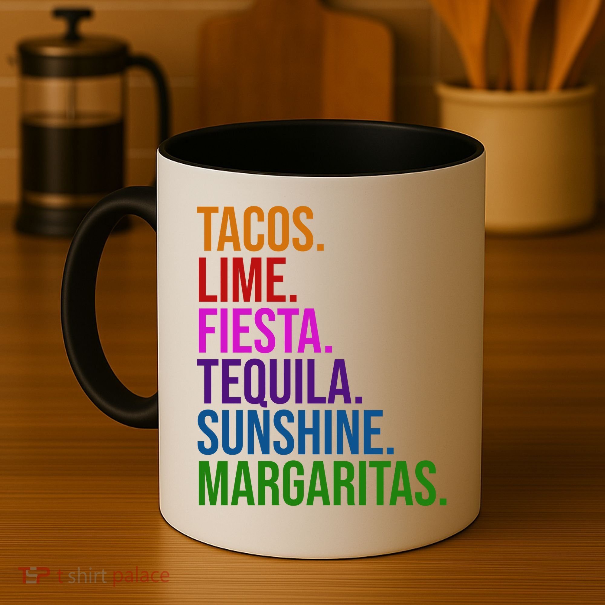Tacos Lime Fiesta Tequila Sunshine Margaritas Cindo De Mayo Coffee Mug