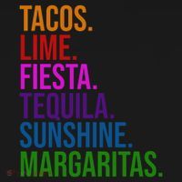 Tacos Lime Fiesta Tequila Sunshine Margaritas Cindo De Mayo Coaster thumb 2