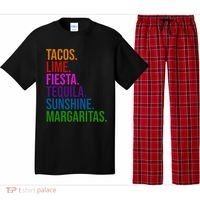 Tacos Lime Fiesta Tequila Sunshine Margaritas Cindo De Mayo Pajama Set thumb 0